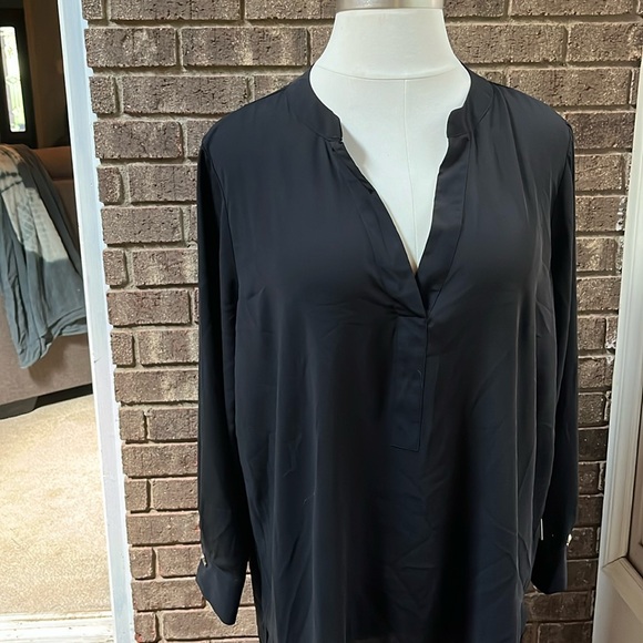 Eloquii Tops - NEW Eloquii black long sleeve blouse size 22